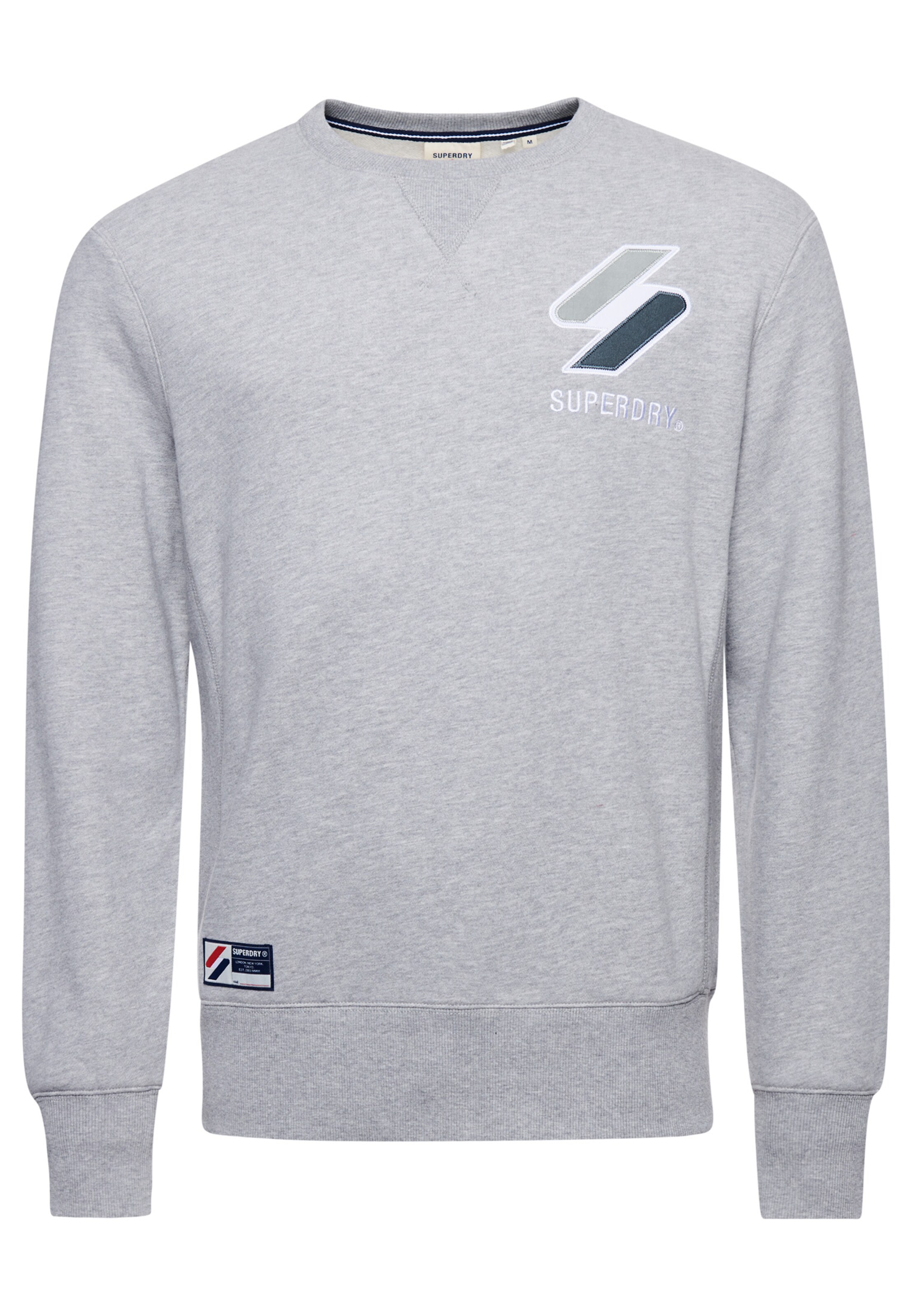 Männer Sweat Superdry Sweatshirt in Graumeliert - SZ04492 Männer Sweat Superdry Sweatshirt in Graumeliert - SZ04492
