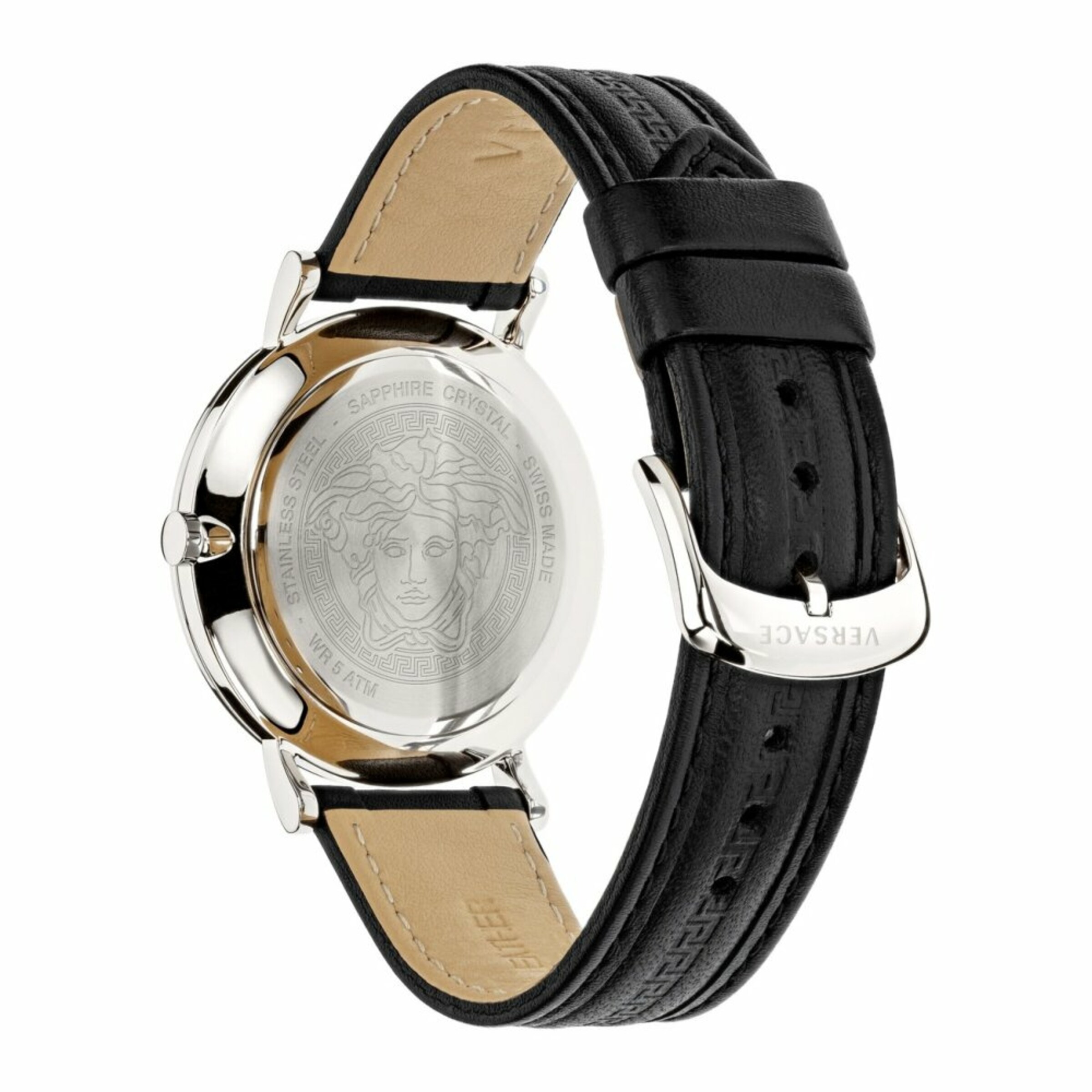 VERSACE Uhr 'Essential' in Schwarz