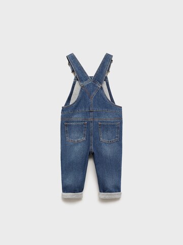 MANGO KIDS Tapered Latzjeans 'LUCASF' in Blau