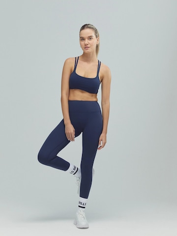 DRILLS Apparel Skinny Leggings 'ACTIVE Scrunch Leggings' in Blue