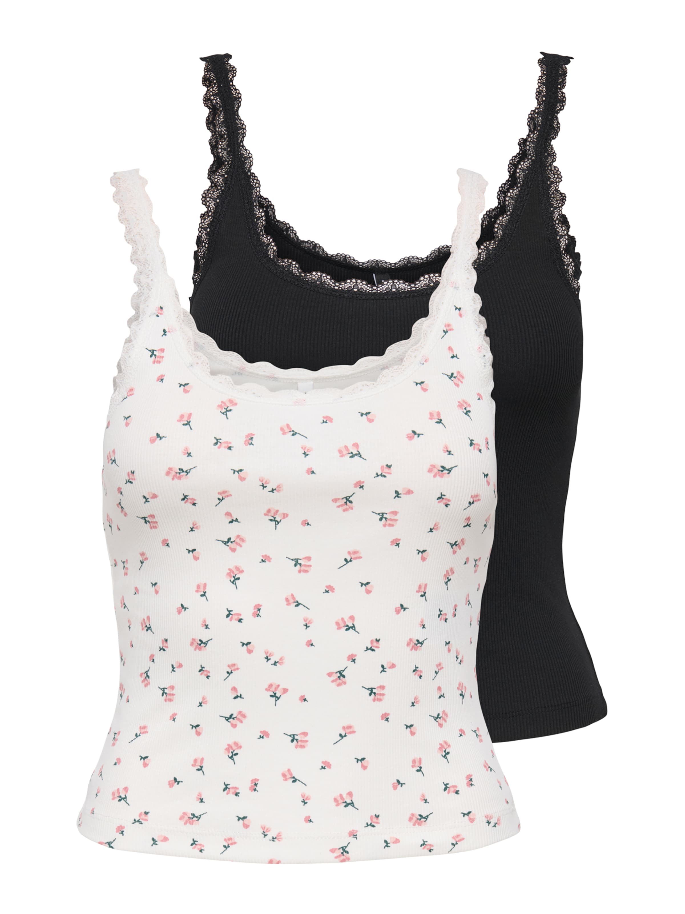 ONLY - Top 'ONLFENJA' en negro: frente