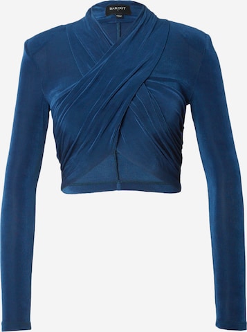 Bardot Blouse 'WREN' in Blue: front