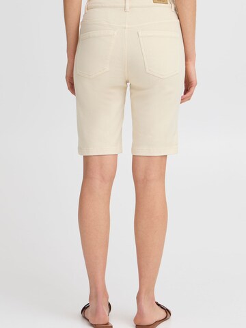 Slimfit Pantaloni 'FRLUXE' di Fransa in beige