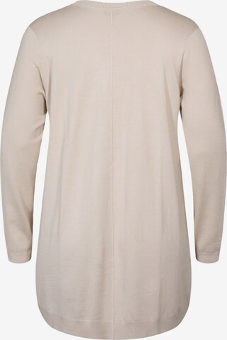 Zizzi Cardigan 'MCARRIE' i beige