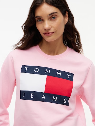 Tommy Jeans Collegepaita värissä vaaleanpunainen