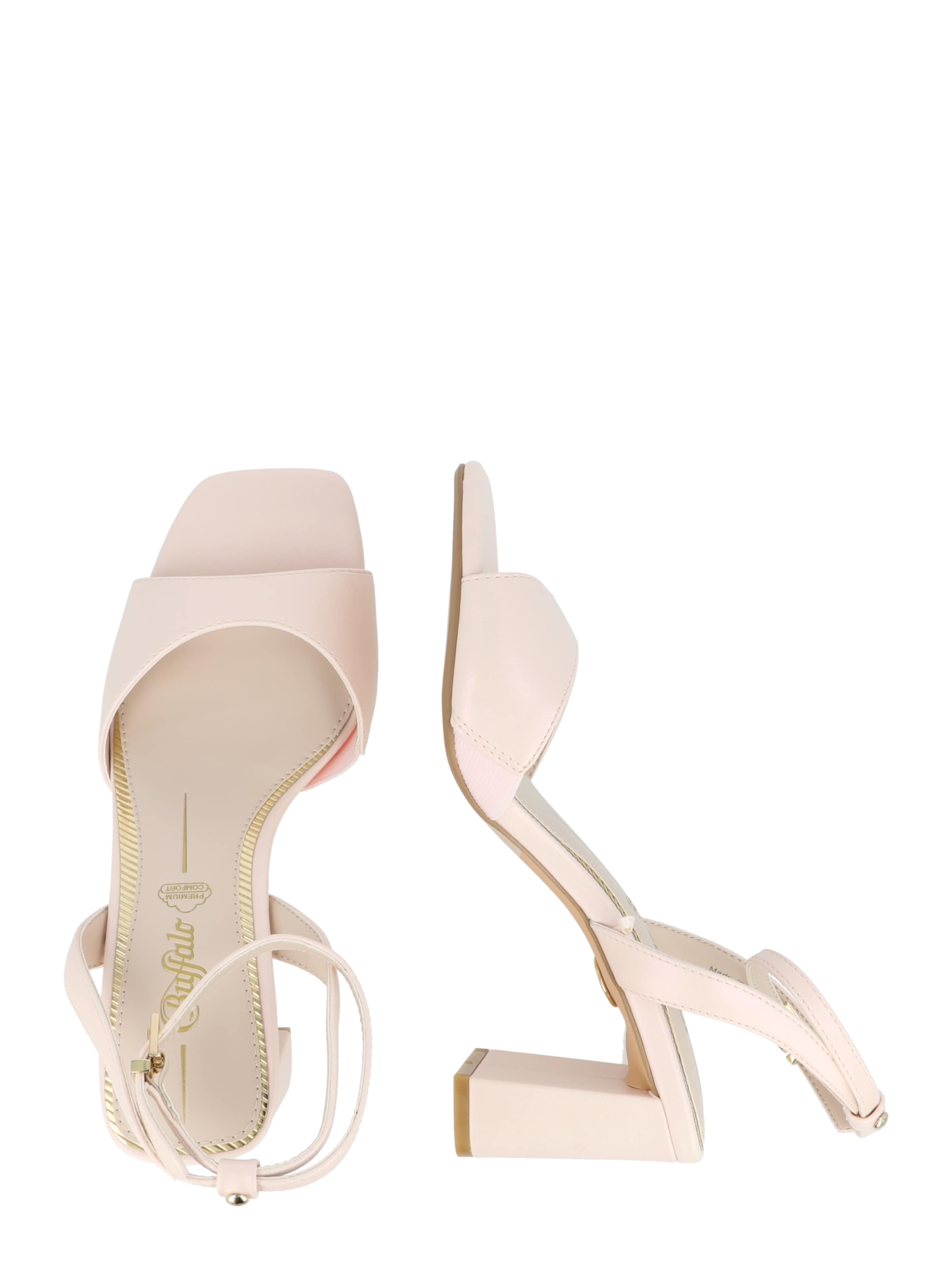 BUFFALO Босоножки с ремешком 'April' в Ярко-розовый