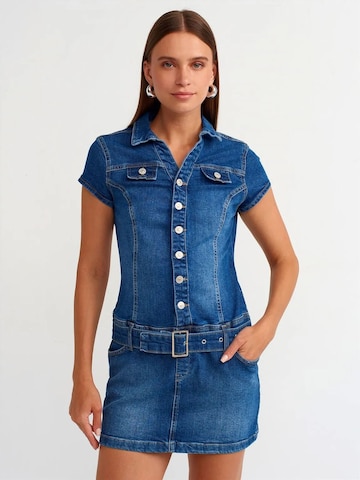 Robe Dilvin en bleu : devant