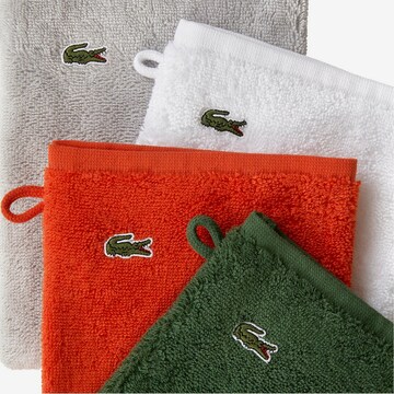 LACOSTE Washcloth 'LE CROCO' in White