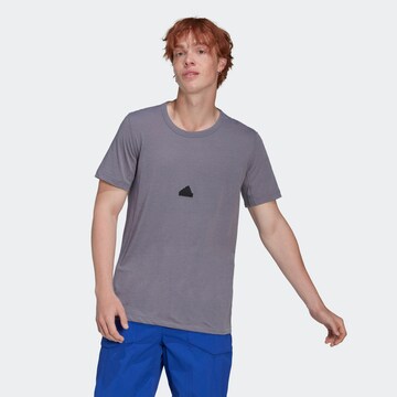 ADIDAS SPORTSWEAR Funkční tričko 'New Fit' – hnědá: přední strana