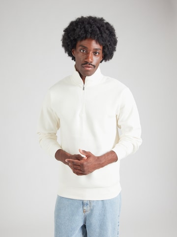 Sweat-shirt 'SLHDAN' SELECTED en beige : devant