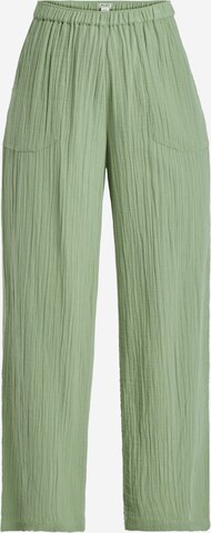 Loosefit Pantalon 'What A Vibe' ROXY en vert : devant