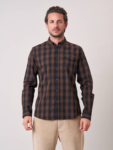 Coupe regular Chemise Deeluxe en marron