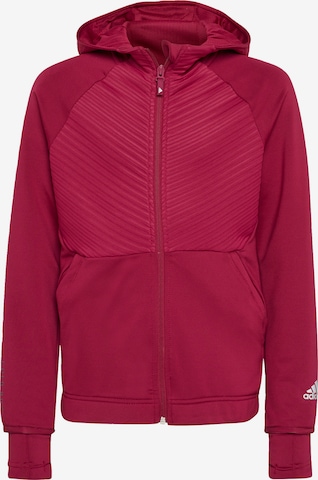 ADIDAS SPORTSWEAR Athletic Jacket in Pink: front