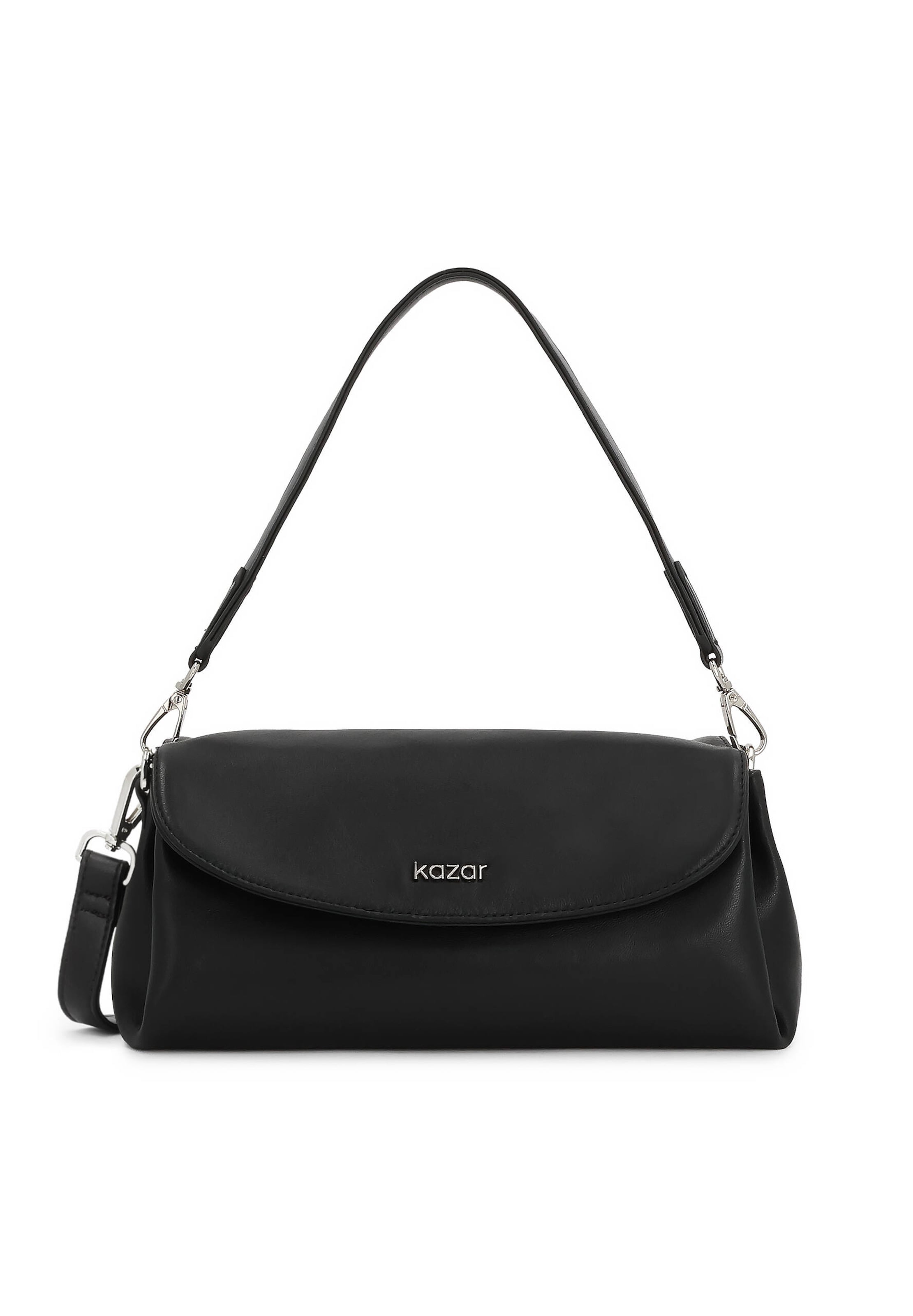 Kazar Handtas in Zwart: voorkant