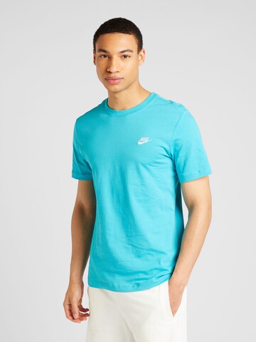 Nike Sportswear - Camiseta 'CLUB' en azul: frente