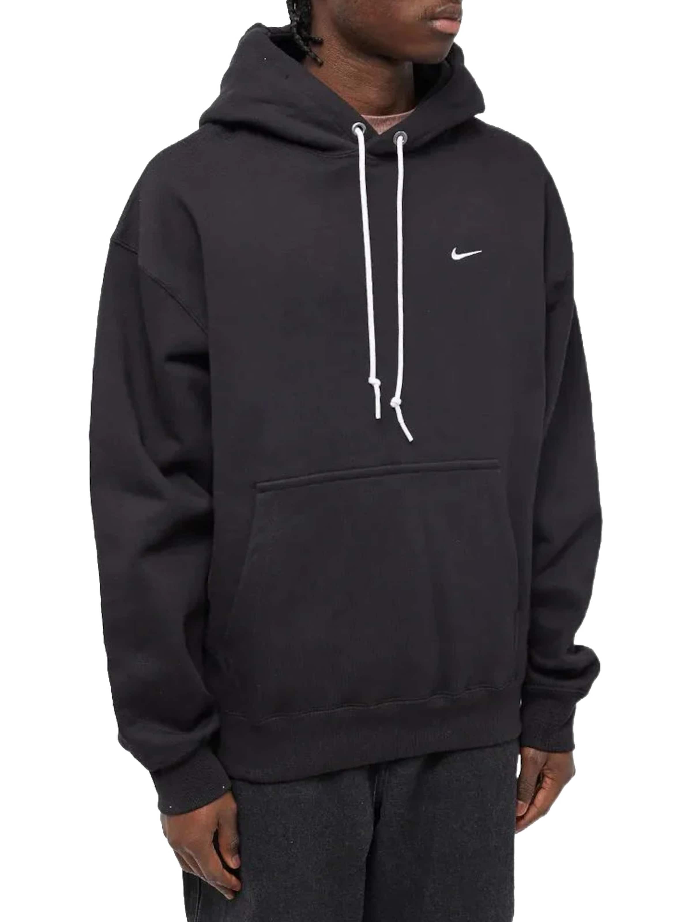 NIKE Sweatshirt 'Solo Swoosh' in Black