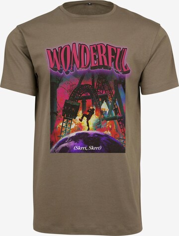 MT Men T-Shirt 'Wonderful' in Grün: predná strana