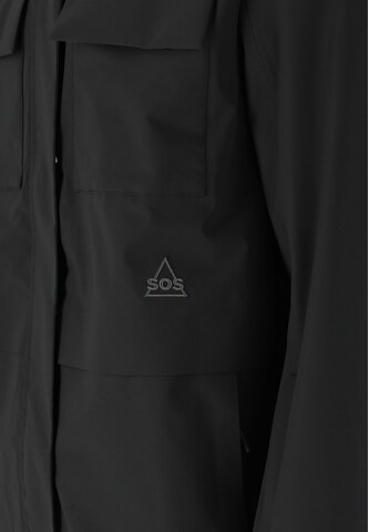 SOS Outdoor jacket 'Azuga' in Black