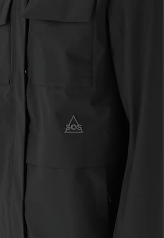 SOS Outdoor jacket 'Azuga' in Black