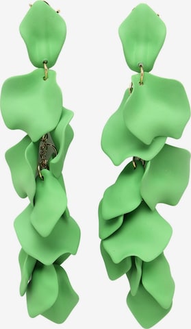 Boucles d'oreilles 'Petals' AVANT-GARDE PARIS en vert : devant