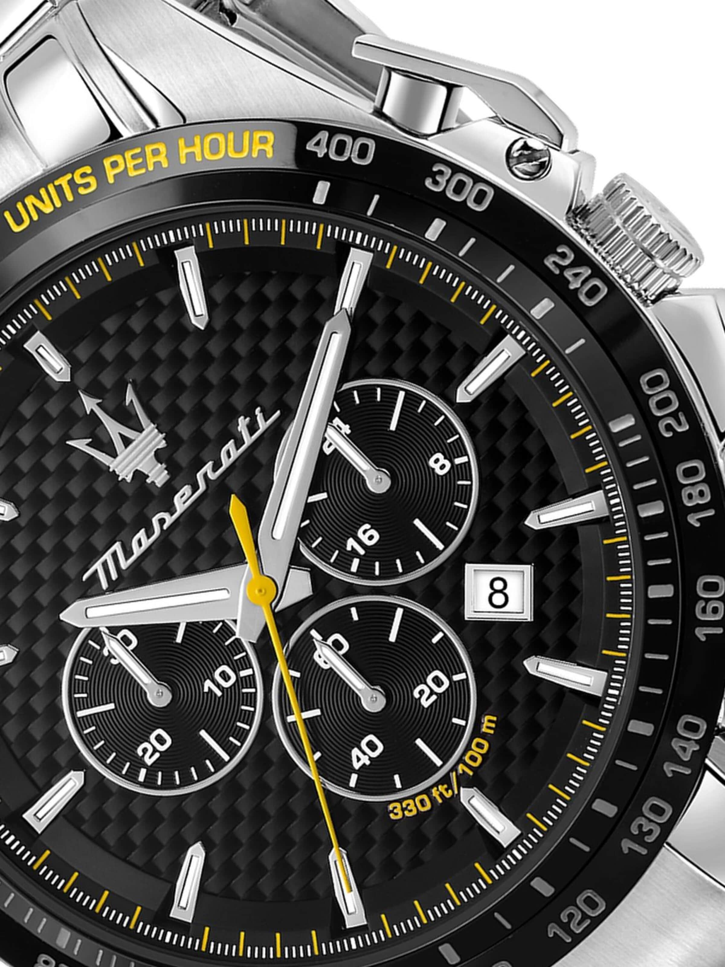 Maserati - Reloj analógico en plata