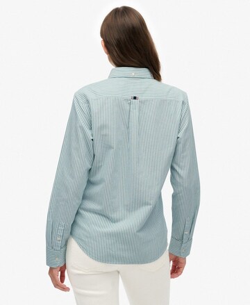Superdry Blouse 'Oxford' in Groen