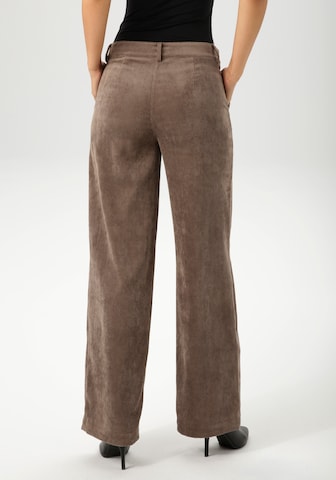 Aniston CASUAL Wide Leg Hose in Braun