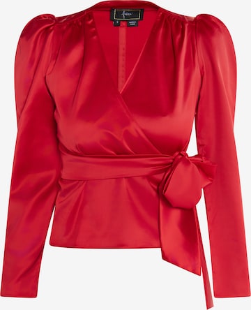 faina Blouse in Rood: voorkant
