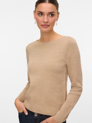 VERO MODA Neulepaita 'VMGOLD NEEDLE' värissä beige: etupuoli