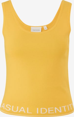 Top in maglia di COMMA in giallo: frontale