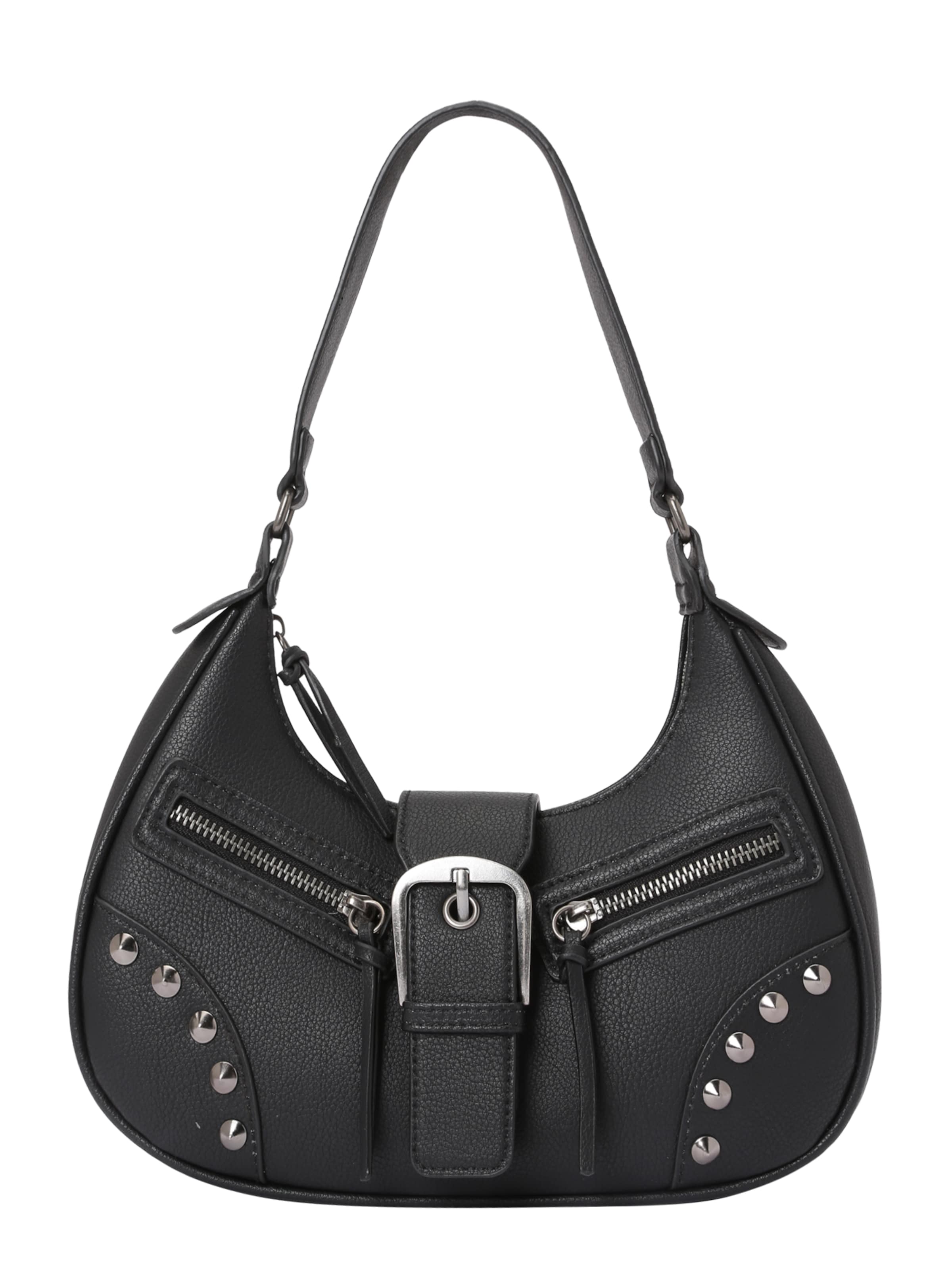 ABOUT YOU Olkalaukku 'ASML' värissä musta: etupuoli