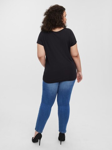 Vero Moda Curve Shirt 'Plis' in Black