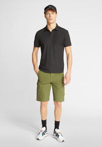 North Sails Slimfit Shorts in Grün