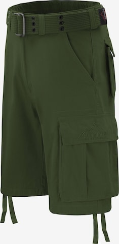 Regular Pantalon outdoor 'Kalahari' normani en vert