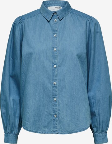 Camicia da donna 'Tammy' di SELECTED FEMME in blu: frontale