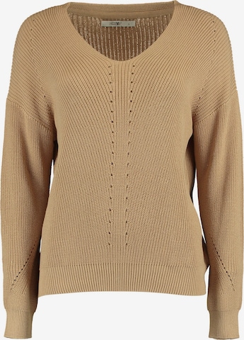 Pull-over 'Ni44a' Hailys en beige : devant