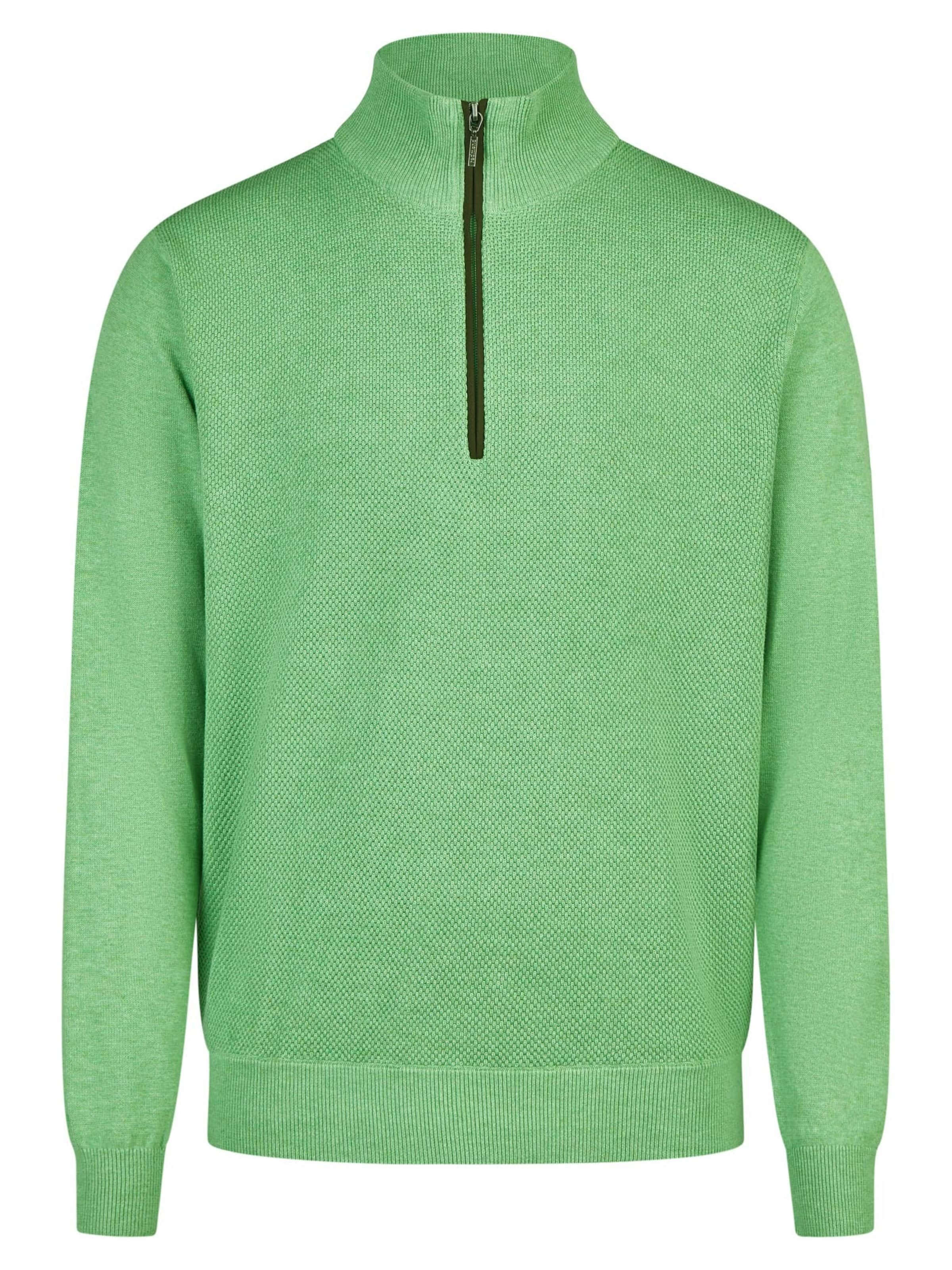 redmond Pullover 'Basic'‌‌‌‌‌‌‌‌ in Grün: Vorderseite