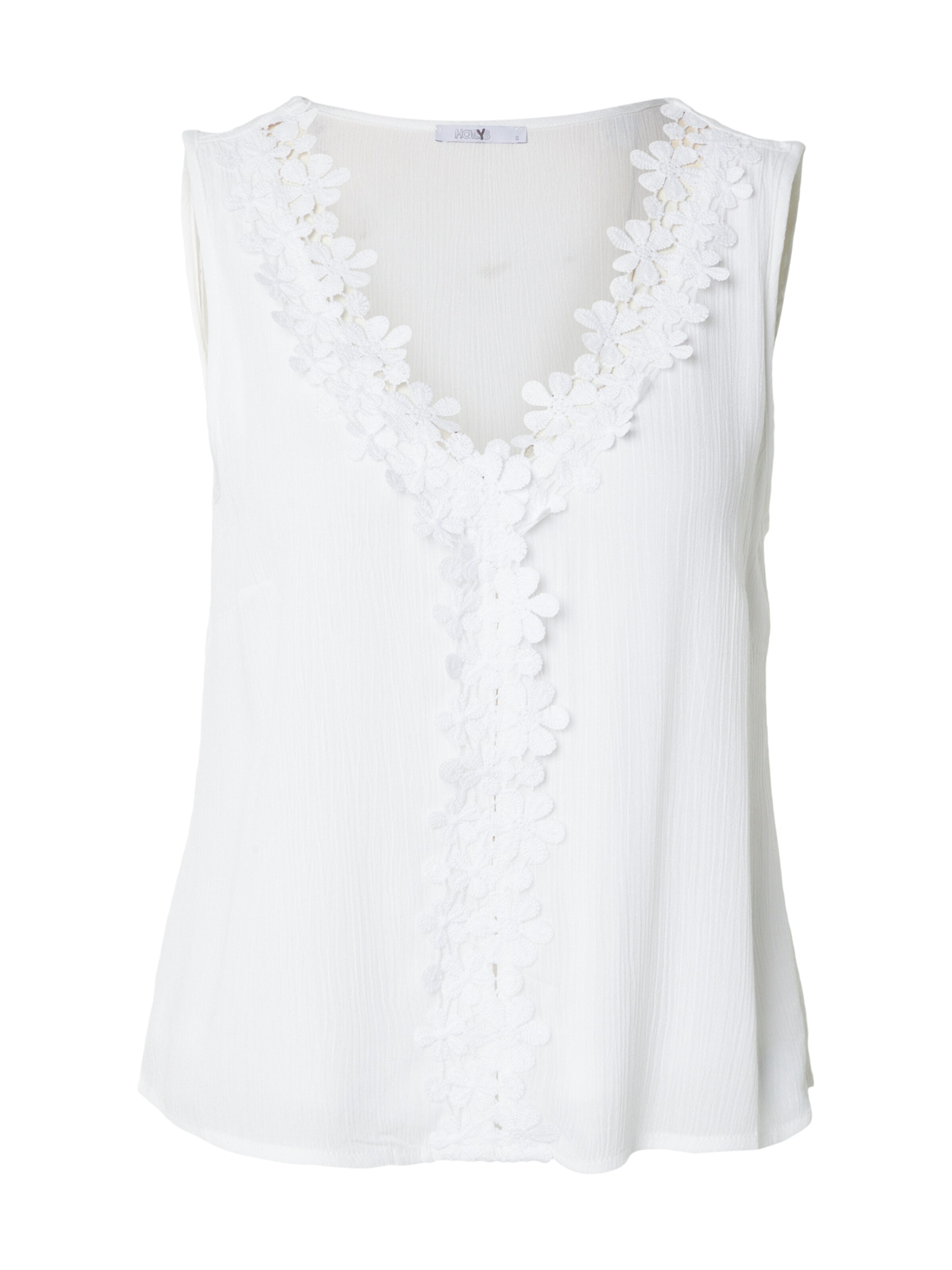 Hailys - Blusa 'Ra44ini' en blanco: frente