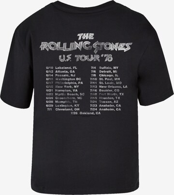 F4NT4STIC T-Shirt 'The Rolling Stones US Tour '78' in Schwarz