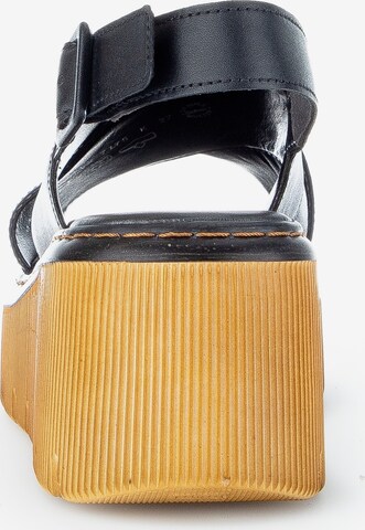 GABOR Sandalen met riem in Zwart