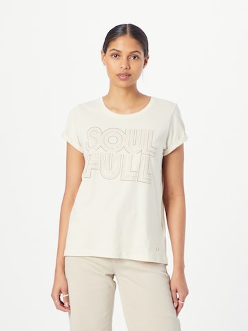 MOS MOSH - Camiseta en beige: frente