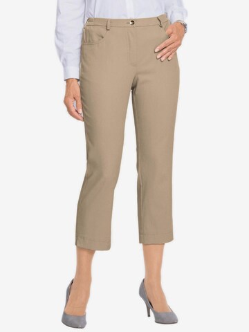 Goldner Regular Pants in Beige: front