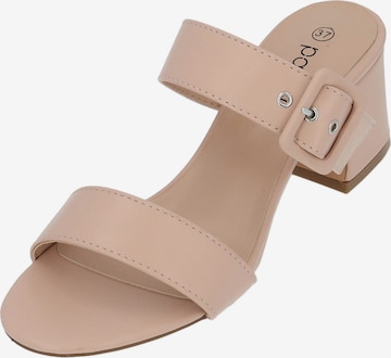 Palado Mules 'Celsa' in Beige: front