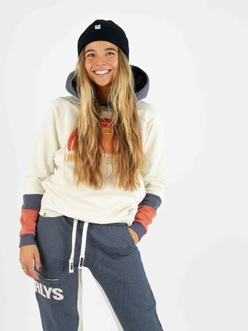 NOORLYS Sweatshirt 'TÜÜTJE' in Beige