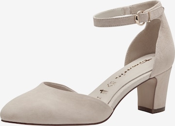 Escarpins Tamaris en beige : devant