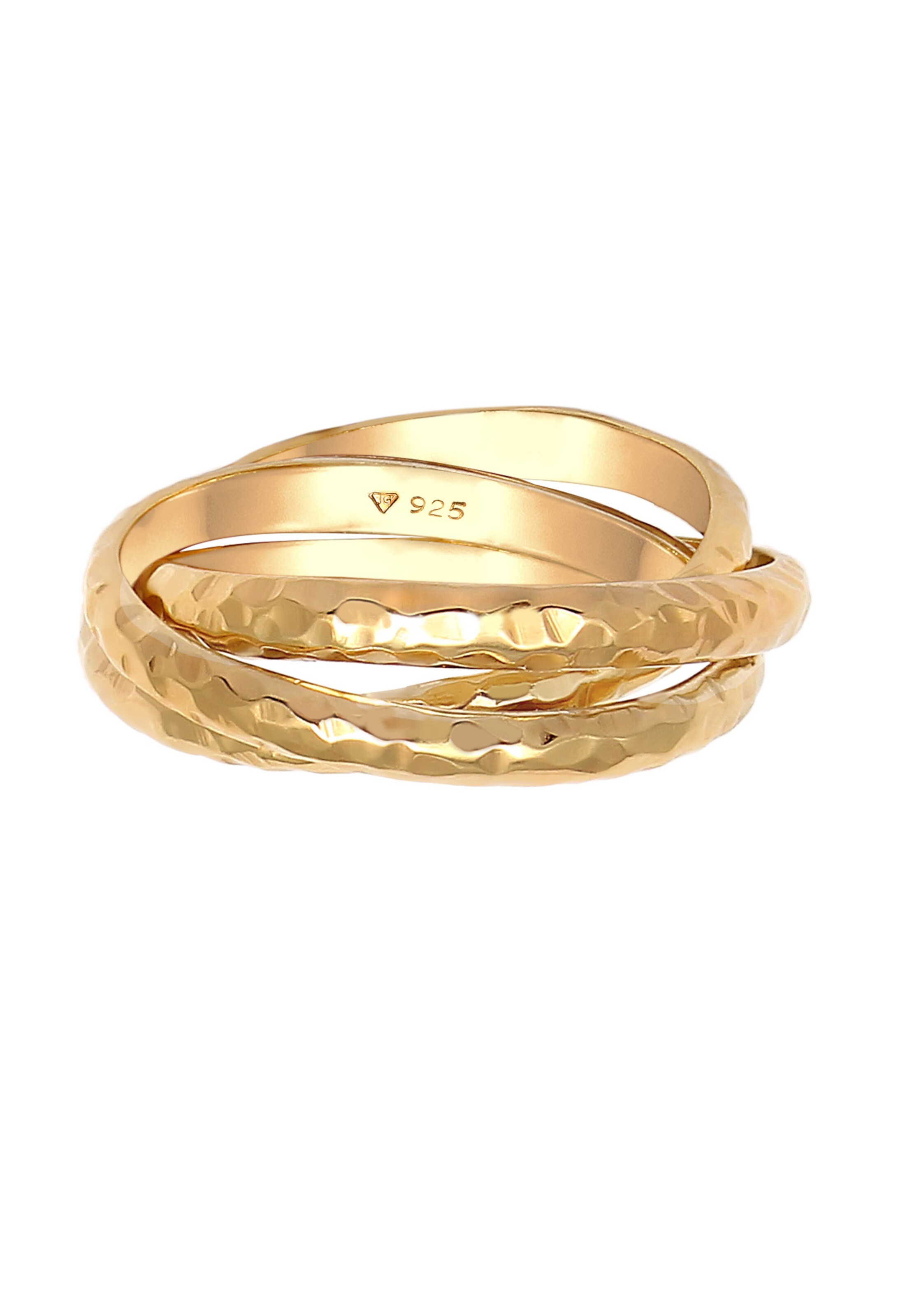 ELLI Ring 'Wickelring' in Goud