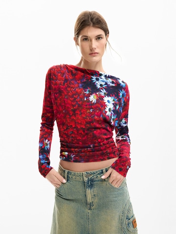 Desigual Tričko 'Daisy' – červená: přední strana
