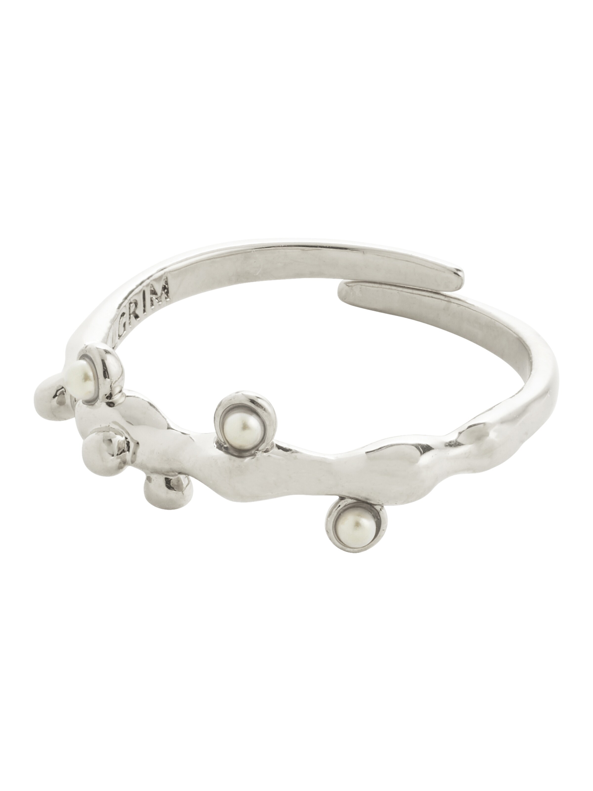 Pilgrim Prsteň 'Lulu' - Strieborná: predná strana