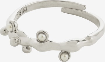 Pilgrim Pierścionek 'Lulu' w kolorze srebrny: przód