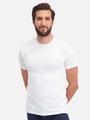 Bamboo basics Shirt 'Ruben' in Wit: voorkant